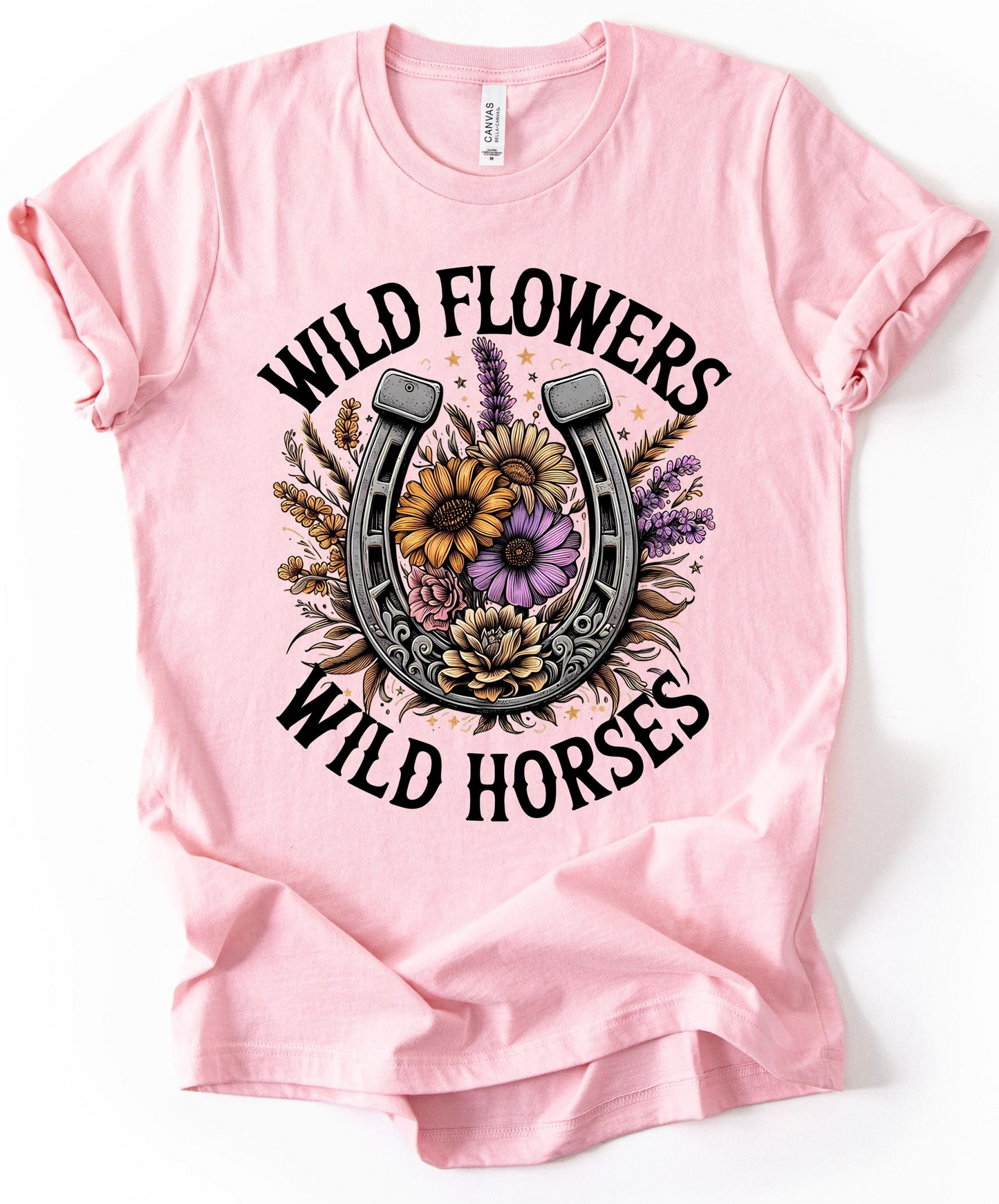 Wild Flowers Wild Horses T-Shirt