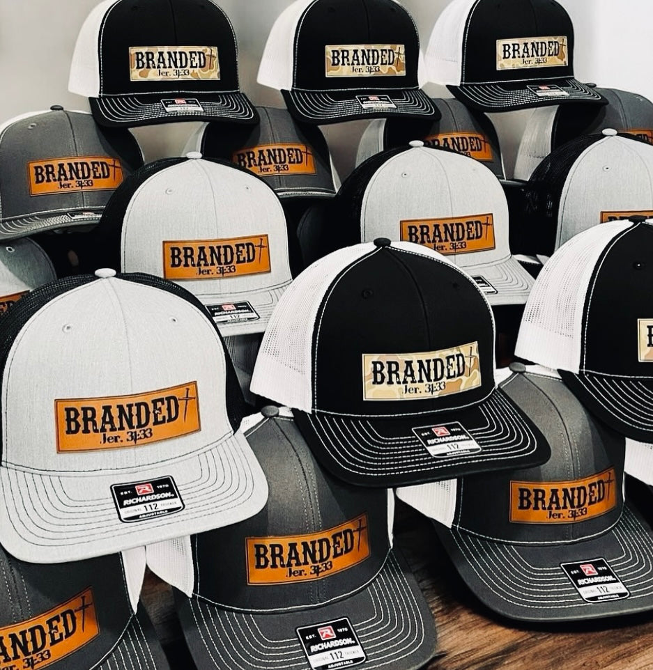 Custom Leather Patch Hats